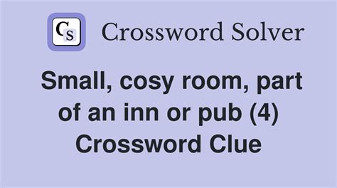 small room crossword clue|Small room